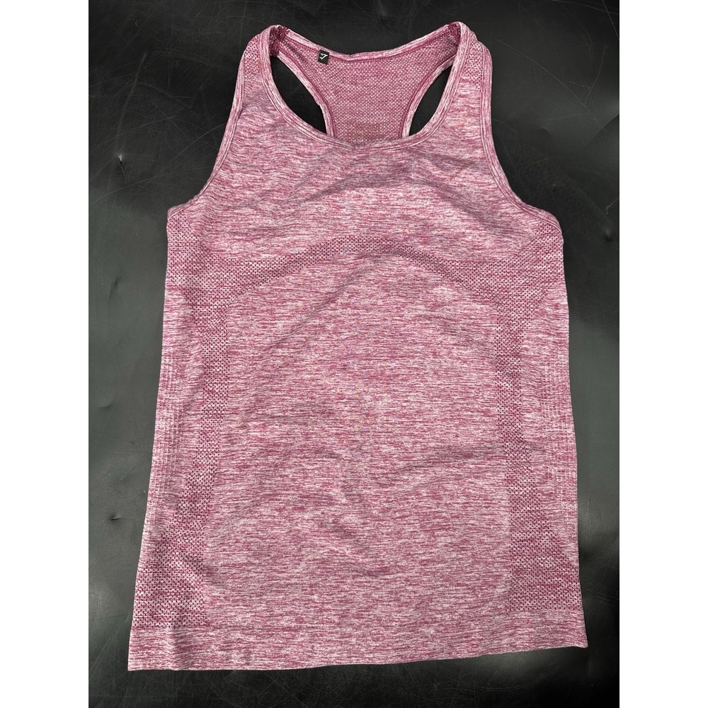 Gymshark Womens Small Athletic Tank Top Purple Seamless Racerback